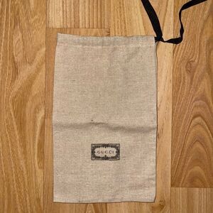 Brown and Black Small Gucci Dustbag Brown and Black Small Gucci Dustbag